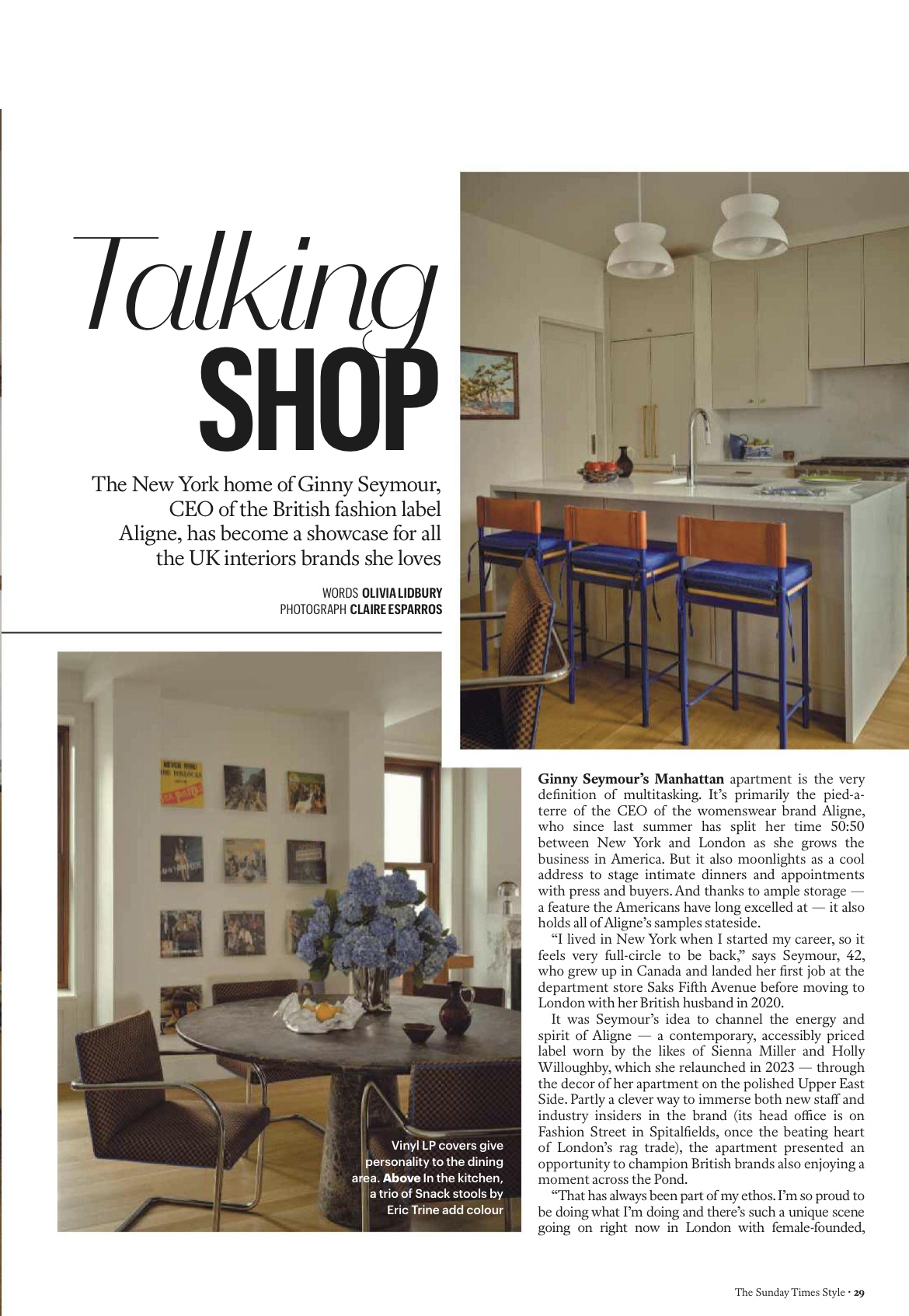 Sunday Times Style Magazine